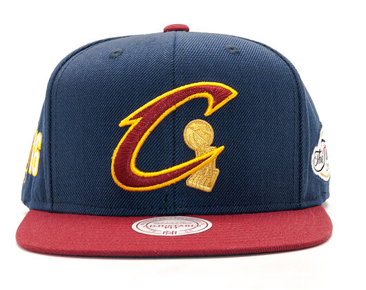 Kšiltovka Mitchell & Ness Championship Cleveland Cavaliers Navy/Burgundy Snapback