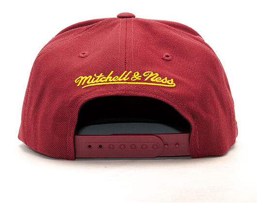 Kšiltovka Mitchell & Ness Championship Cleveland Cavaliers Burgundy Snapback