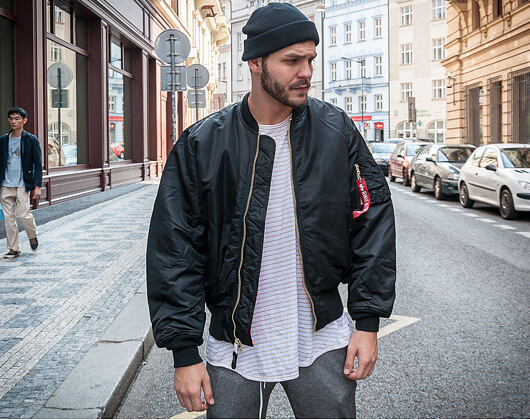 Zimní Bomber Alpha Industries MA-1 Black (-5° C)