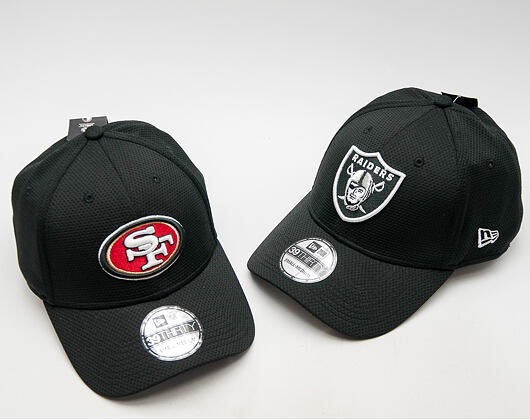 Kšiltovka New Era Sideline Oakland Raiders Black 39THIRTY Stretchfit