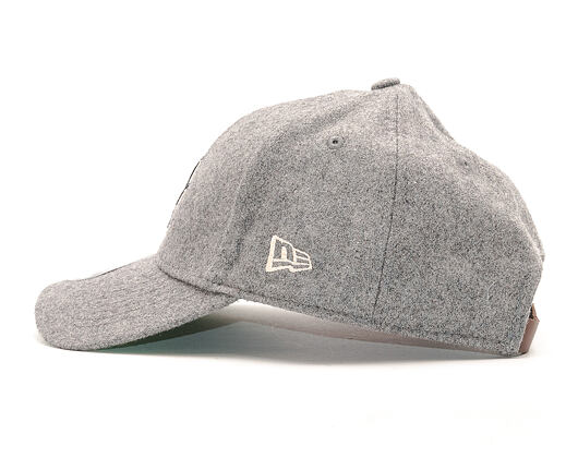 Kšiltovka New Era Wool Felt Logo Los Angeles Dodgers Grey 9FORTY Strapback