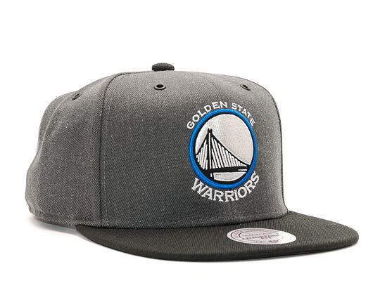 Kšiltovka Mitchell & Ness G3 Logo Golden State Warriors Grey/Black Snapback