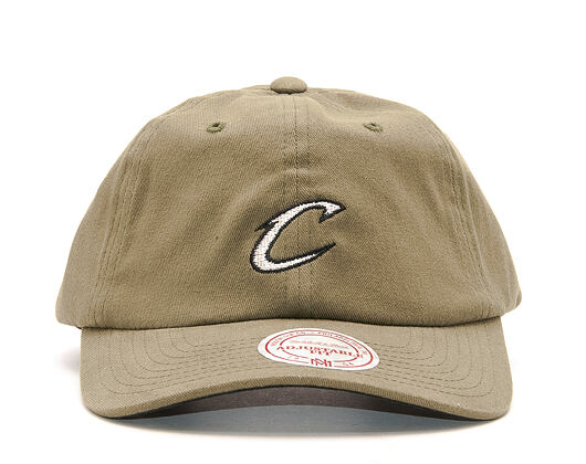 Kšiltovka Mitchell & Ness Morbido Slouch Cleveland Cavaliers Khaki Strapback