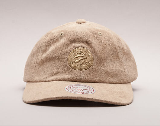Kšiltovka Mitchell & Ness Micro Suede Slouch Toronto Raptors Tan Strapback