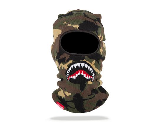 Kukla Sprayground Mouth Shark Ski Mask Camo