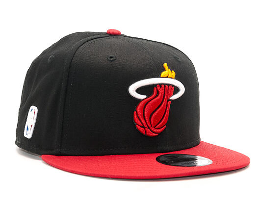 Kšiltovka New Era Team Miami Heat 9FIFTY Black/Red Snapback