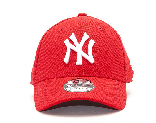Dětská Kšiltovka New Era Diamond Era Essential Jr New York Yankees 39THIRTY Child/Youth Scarlet