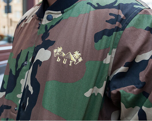 Bomber HUF Kingston Jacket Woodland