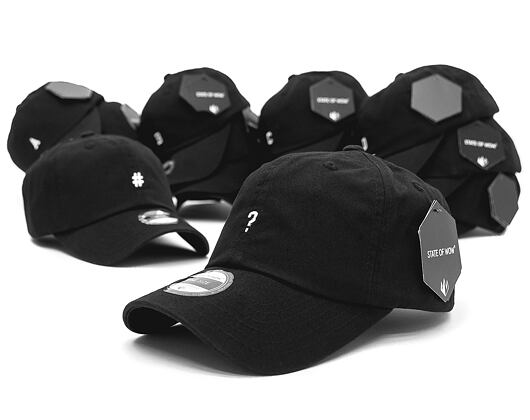 Kšiltovka State of WOW Echo Soft Baseball Cap Black/White Strapback