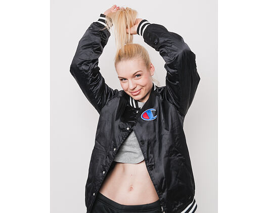 Bomber Champion Reverse Weave Black