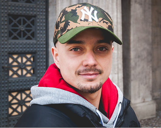 Kšiltovka New Era Camo Team Stretch New York Yankees 39THIRTY Woodland Camo/Official Team Color