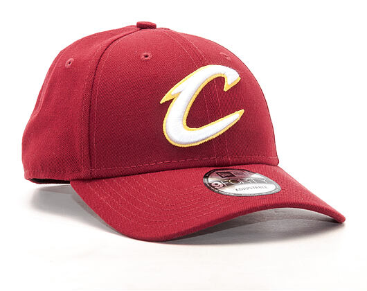 Kšiltovka New Era The League Cleveland Cavaliers White C Logo 9FORTY Official Team Colors Strapback