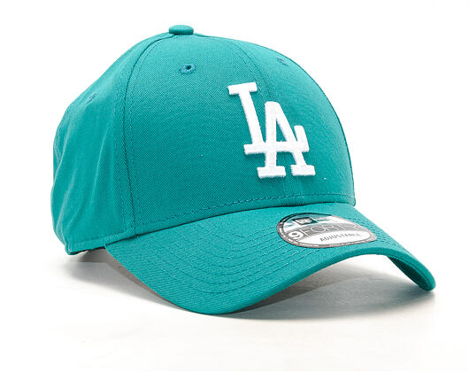 Kšiltovka New Era League Essential Los Angeles Dodgers 9FORTY Northwest Green/White Strapback