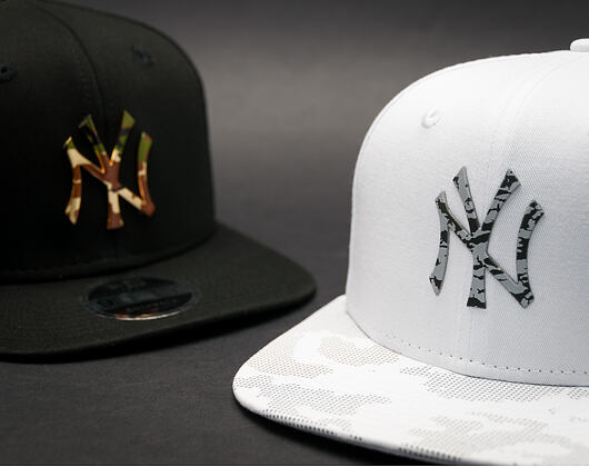 Kšiltovka New Era Camo Metal Logo New York Yankees 9FIFTY Black Snapback