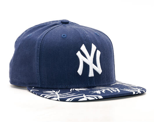 Kšiltovka New Era Sandwash Visor Print New York Yankees 9FIFTY Navy Snapback