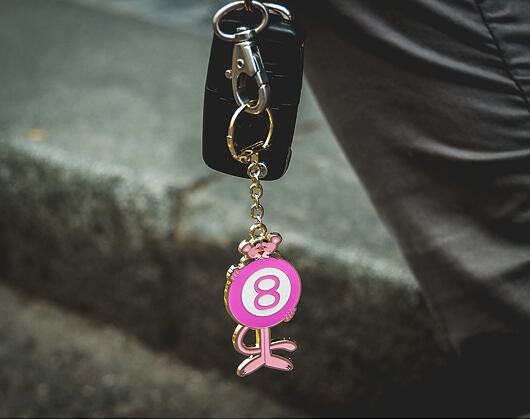 Klíčenka HUF Pink Panther Enamel Chain Pink
