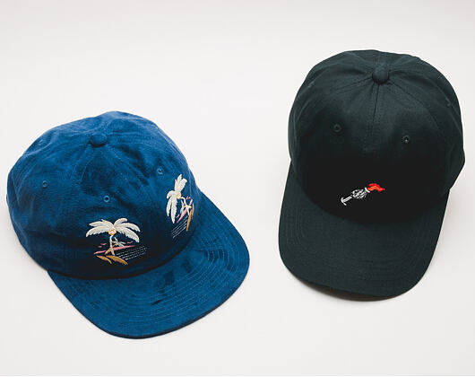 Kšiltovka HUF Apparel Cap Cocktail Hour Curved Visor 6 Panel Black Strapback