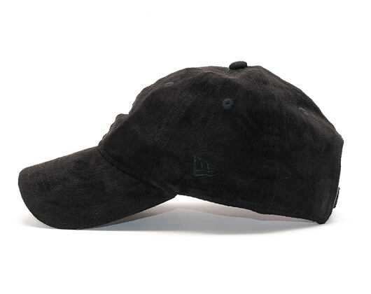 Dámská Kšiltovka New Era Soft Suede 9FORTY Black Strapback