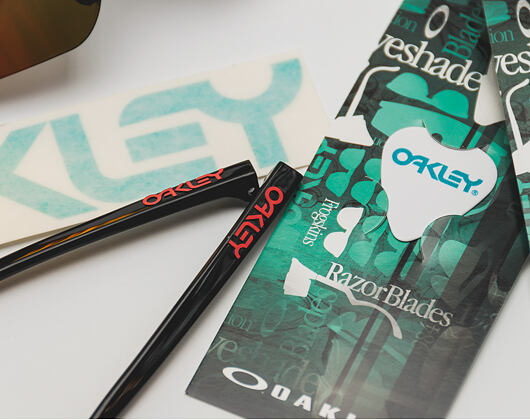 Brýle Oakley Razor Blades Black/Fire OO9140–12