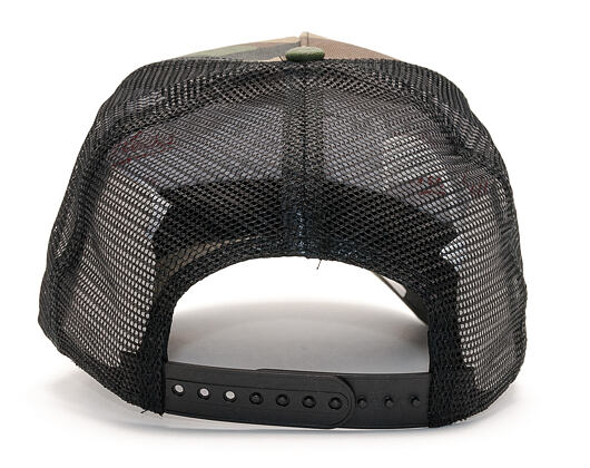 Kšiltovka New Era League Essential Trucker Atlanta Braves 9FORTY Woodland Camo/White Snapback