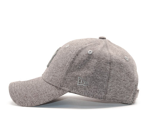 Dámská Kšiltovka New Era Jersey Essential New York Yankees 9FORTY Grey Heather/Grey Heather Strapbac