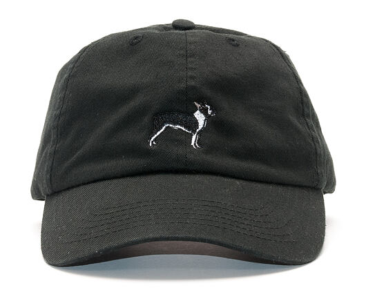 Kšiltovka Dog Limited Boston Terrier Dad Hat Black Strapback