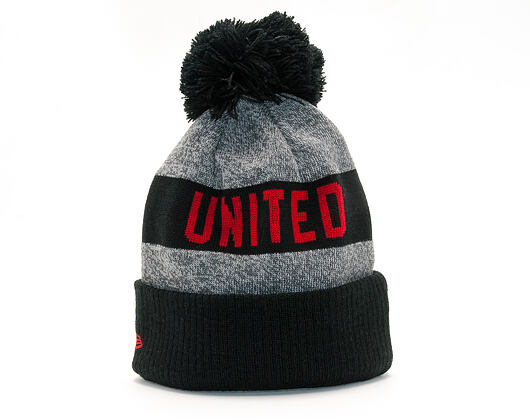 Kulich New Era Crown Bobble Knit Manchester United Black