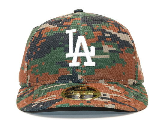 Kšiltovka New Era Diamond Era Los Angeles Dodgers 59FIFTY Woodland Camo