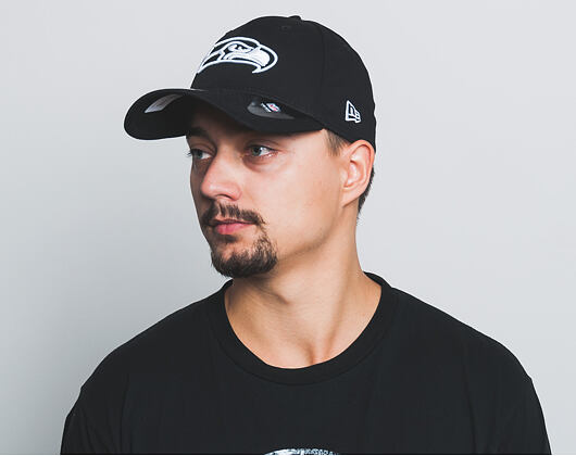 Kšiltovka New Era Monochrome Seattle Seahawks 39THIRTY Black
