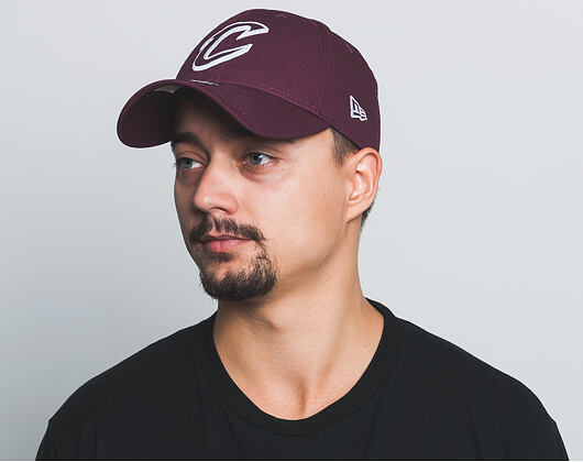 Kšiltovka New Era Felt Infill Cleveland Cavaliers 9FORTY Maroon/White Strapback
