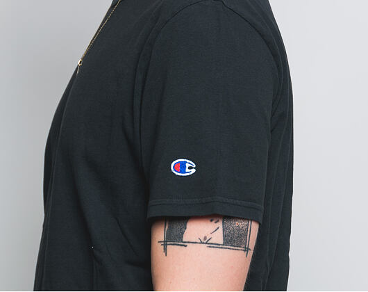 Triko Champion Crewneck T-Shirt Sleeve Mini Logo Black