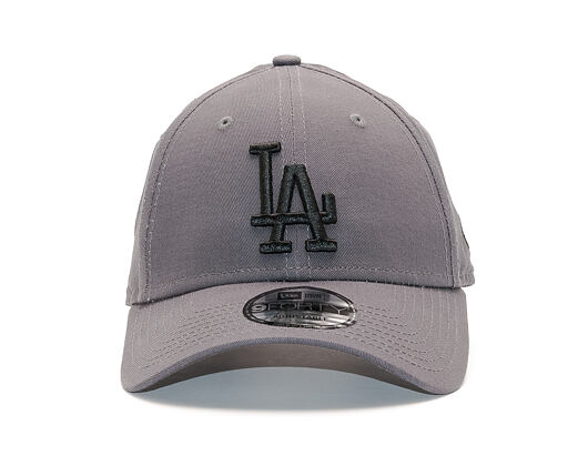 Dámská Kšiltovka New Era League Essential Los Angeles Dodgers 9FORTY Grey Heather/Black Strapback