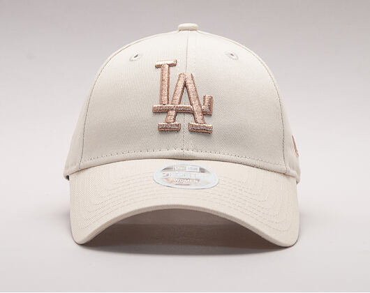 Dámská Kšiltovka New Era Essential Los Angeles Dodgers 9FORTY Satin/Gold Strapback