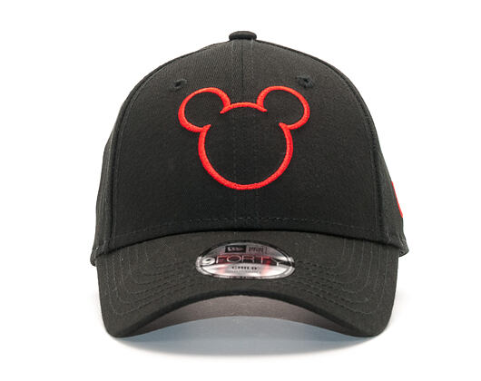 Dětská Kšiltovka New Era Disney Jr Mickey Mouse 9FORTY Child Black/Scarlet Strapback