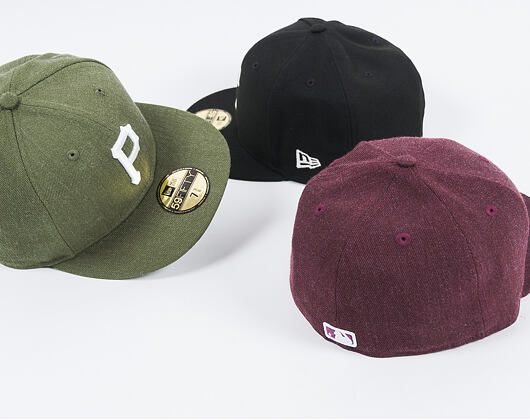 Kšiltovka New Era Seasonal Heather Pittsburgh Pirates 59FIFTY Heather Army/White