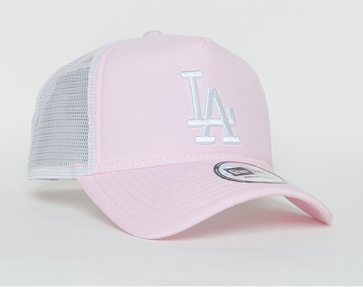 Kšiltovka New Era Oxford A Frame Trucker Los Angeles Dodgers 9FORTY Pink/White Snapback