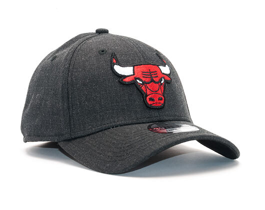 Kšiltovka New Era Heather Team Chicago Bulls 39THIRTY Heather Black