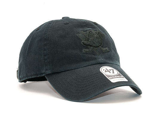 Kšiltovka 47 Brand Clean Up Anaheim Ducks Black/Black Strapback