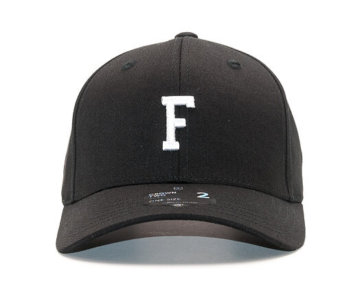 Kšiltovka State of WOW ALPHABET - Foxtrot Baseball Cap Crown 2 Black/White Strapback
