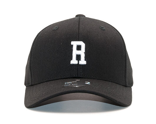 Kšiltovka State of WOW ALPHABET - Romeo Baseball Cap Crown 2 Black/White Strapback