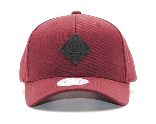 Kšiltovka UPFRONT Off Spring Baseball Cap Bordeaux/Black Strapback