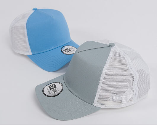Kšiltovka New Era Ne Branded 9FORTY A-FRAME TRUCKER  Sky Blue / Optic White