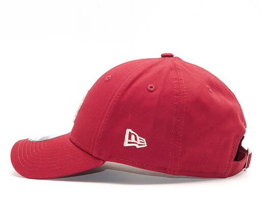 Kšiltovka New Era  League Essential  Los Angeles Dodgers 9FORTY Strapback Cardinal / Stone