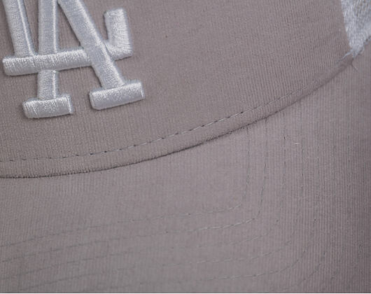 Dámská Kšiltovka New Era  Micro Cord  Los Angeles Dodgers  9FORTY A-FRAME TRUCKER  Gray / Optic Whit