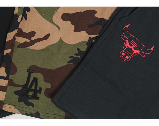 Kraťasy New Era Team Apparel Ft Short Los Angeles Dodgers Woodland Camo