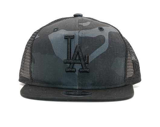 Dětská Kšiltovka New Era Trucker Washed Camo Los Angeles Dodgers 9FIFTY Youth Marine Navy Camo Snapb