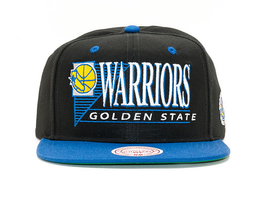 Kšiltovka Mitchell & Ness Horizon Golden State Warriors Black/Blue Snapback