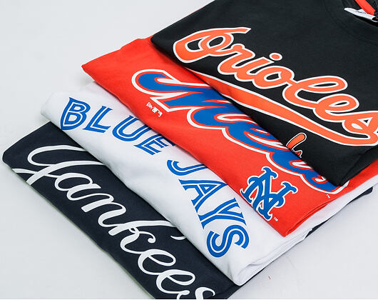 Triko New Era MLB Supporters Logo Tee Toronto Blue Jays White