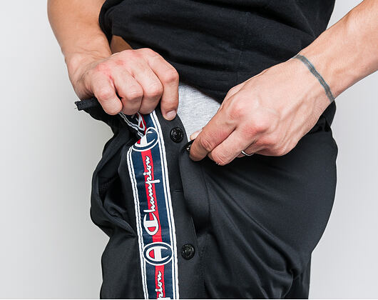 Tepláky Champion Long Pants Stripe Black