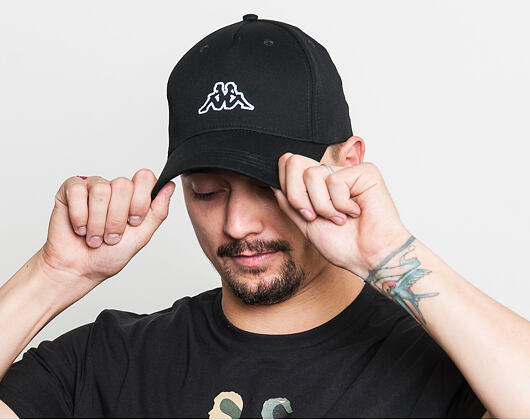 Kšiltovka Kappa Logo Forza Unisex Black Snapback